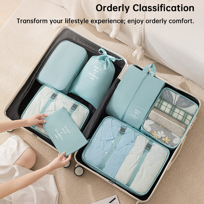 7-delige Reisorganizer Set – Packing Cubes voor Koffer