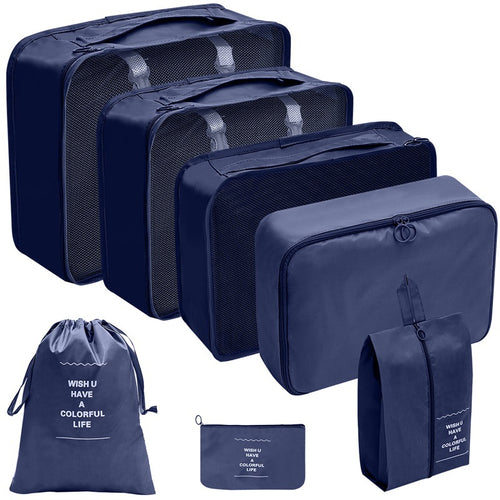 7-delige Reisorganizer Set – Packing Cubes voor Koffer