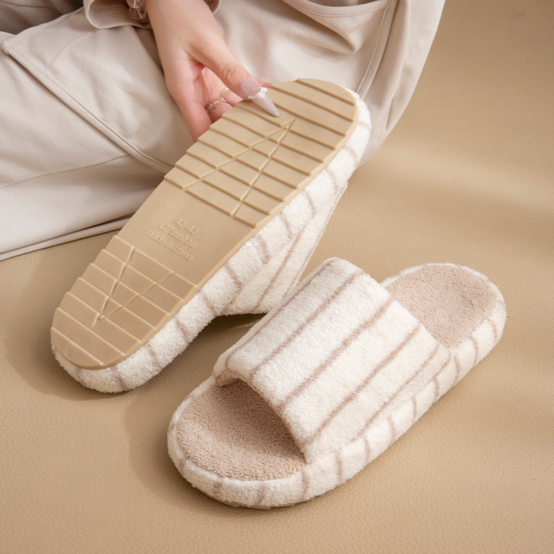 Slippers "Coco" – Zachte Pluche Thuispantoffels