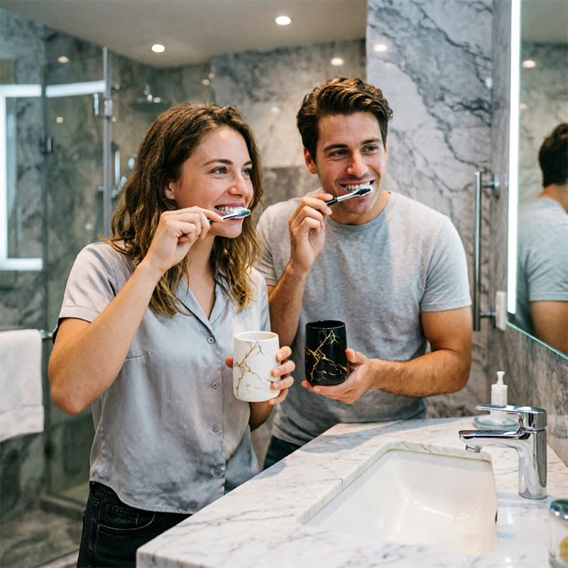 Bekerset "Duo" – Luxe Keramiek voor Koppels