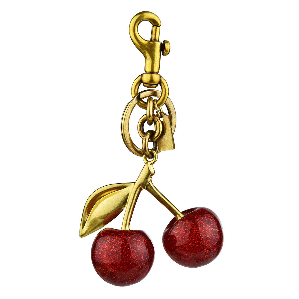 Cherry Keychain Charm