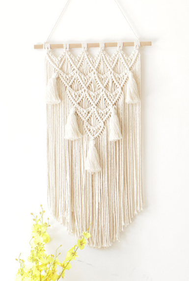 Wandkleed "Aya" – Geometrisch Macramé