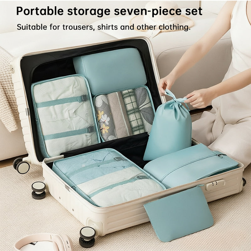 7-delige Reisorganizer Set – Packing Cubes voor Koffer